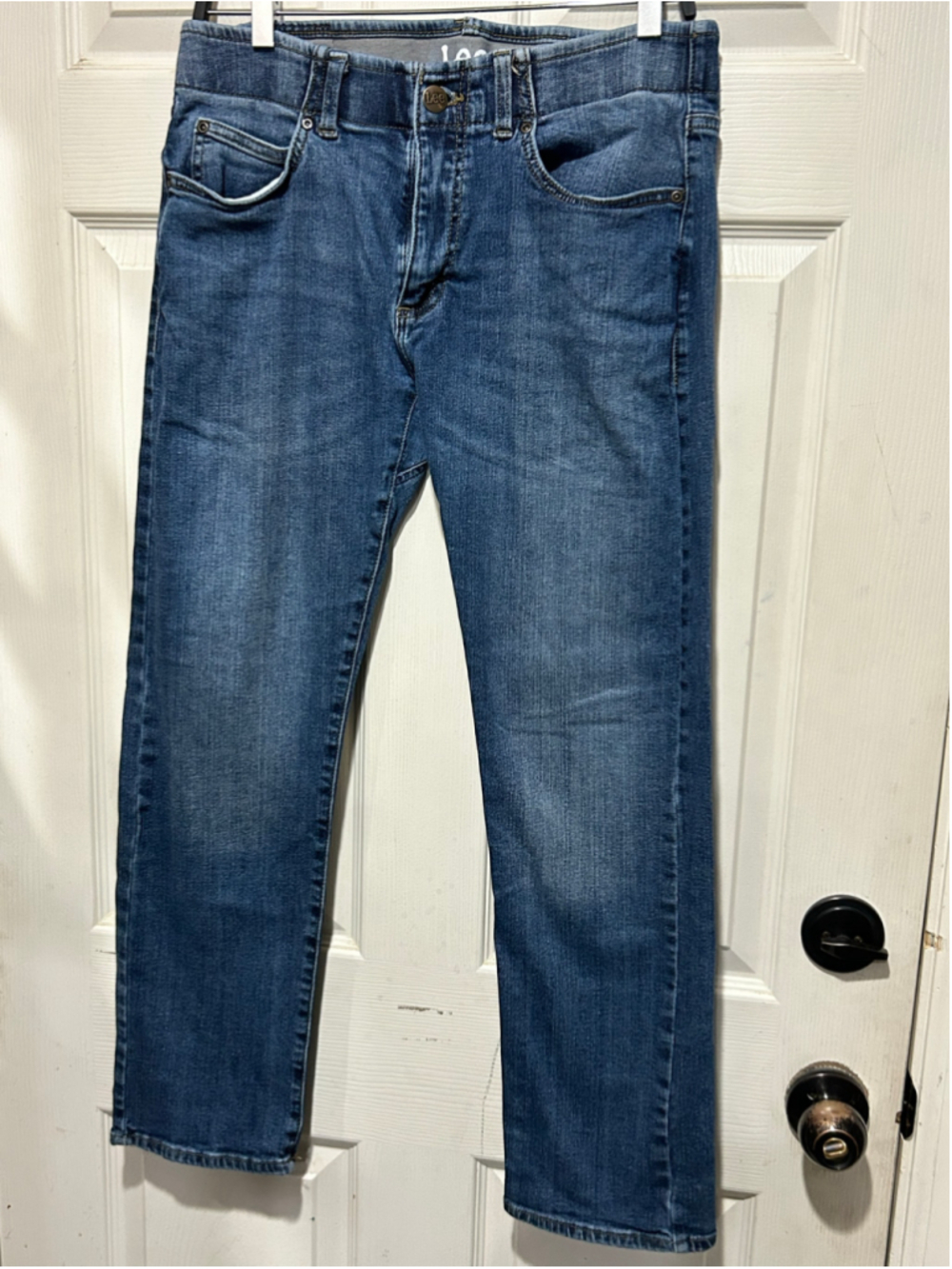 Men's Lee Slim Straight Jeans Blue